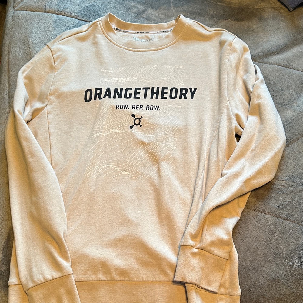 Orangetheory Women's Beige Sweatshirt